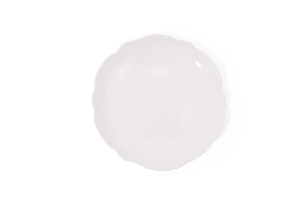 Scalloped Dinner Plate Cream 11" (Set of 4)