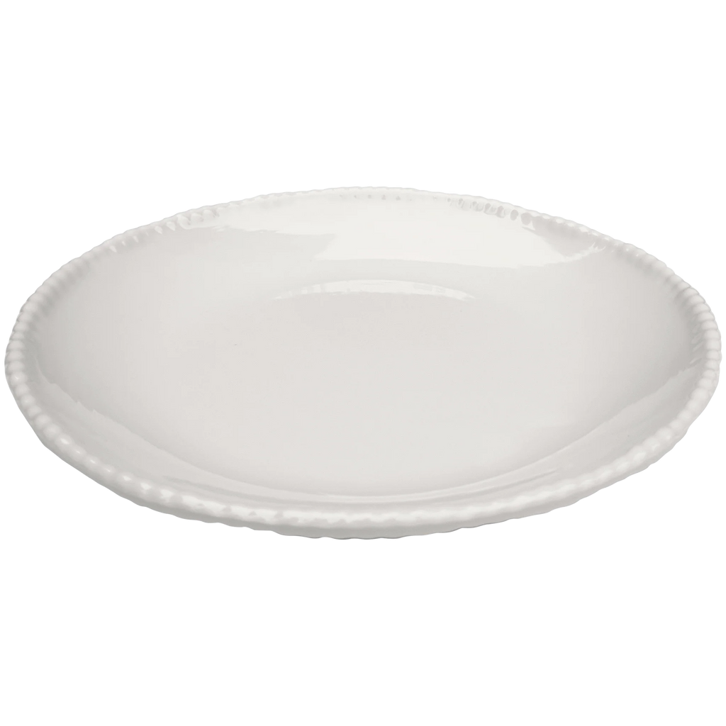 Beaded Dinner Plate Cream 10.25" (Set of 4)