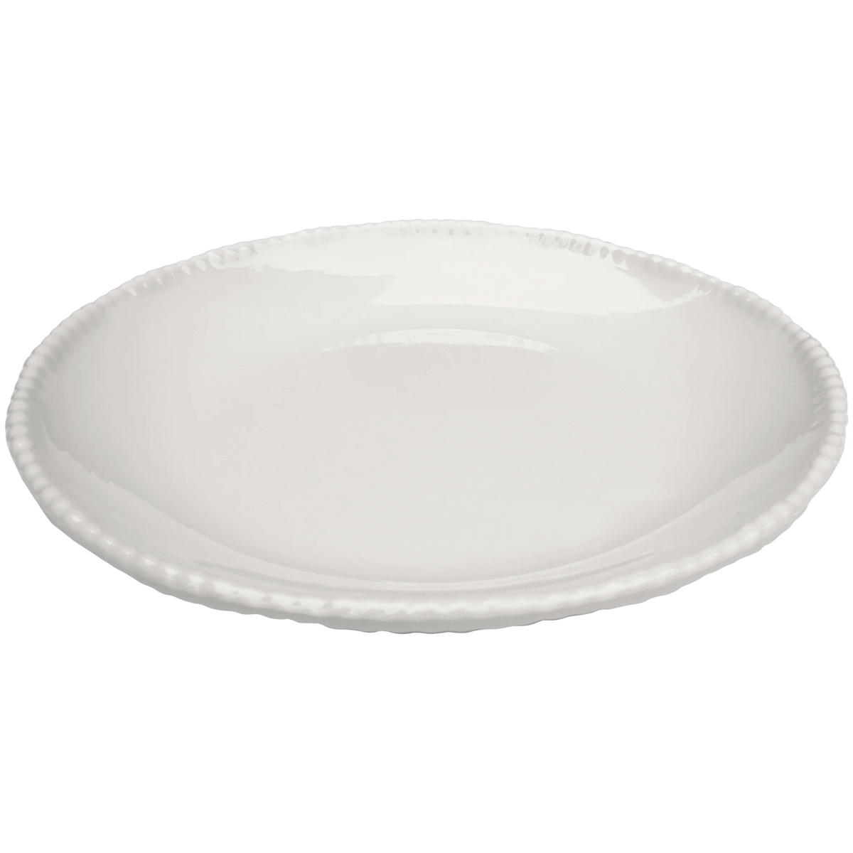 Beaded Dinner Plate Cream 10.25" (Set of 4)