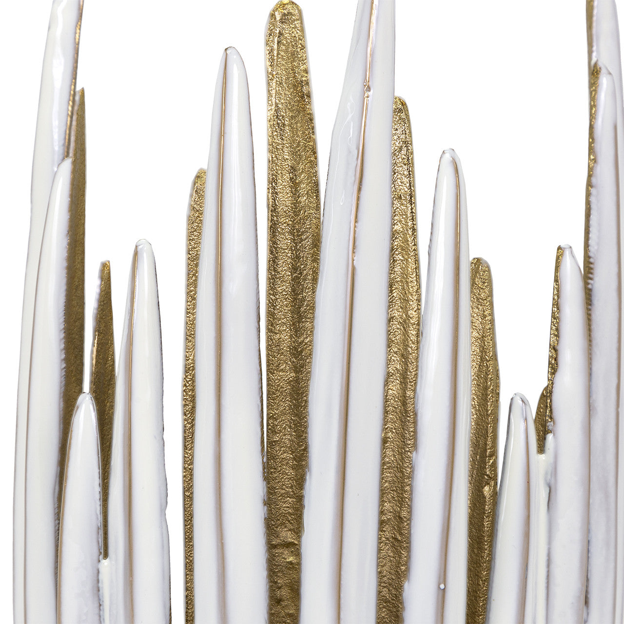 Parco Short Cast Aluminum Candleholder, 12"H x 7.5D