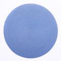 Blue Tone Round Placemats Colony Blue, Monticello (Set of 4)