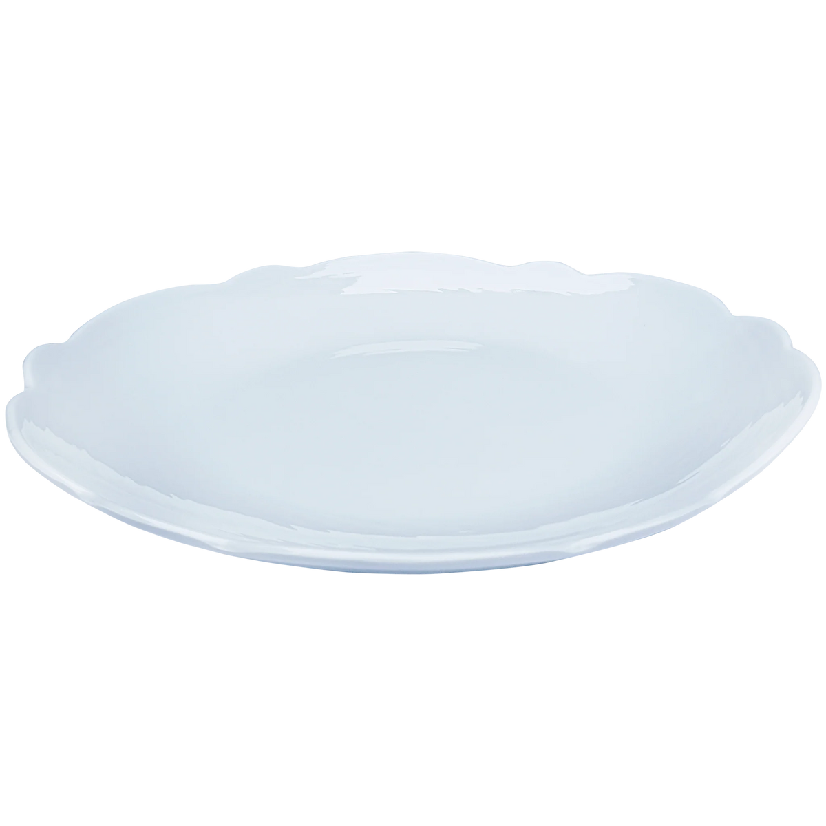 Scalloped Dinner Plate White 11" (Set of 4)