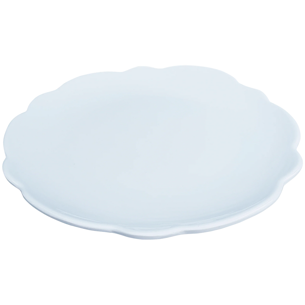 Scalloped Salad Plate White 9" (Set of 4)