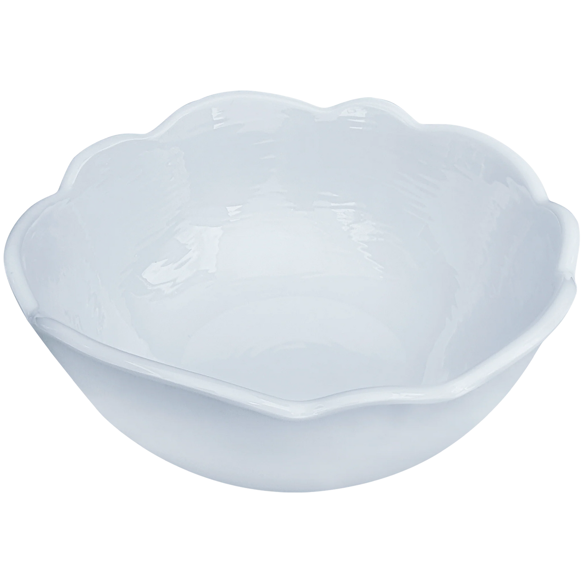 Scallop Soup/Cereal Bowl White (Set of 4)