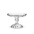 Small Embossed Pedestal Plate 4"