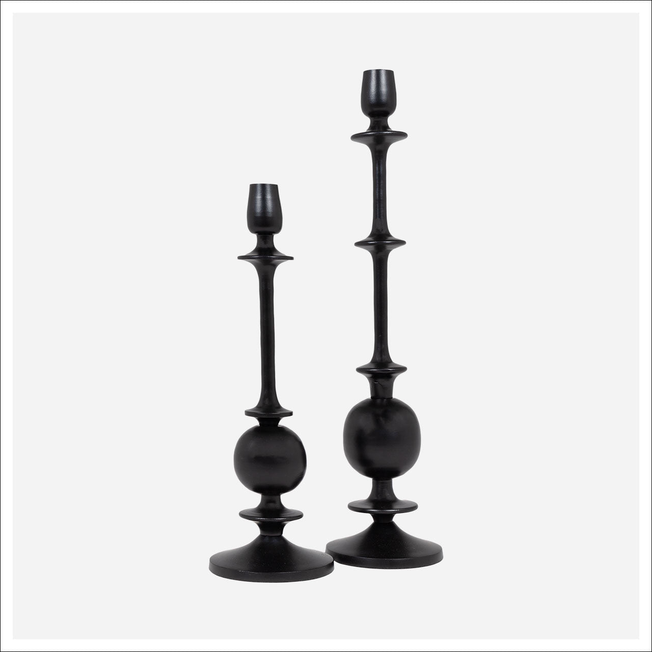 Madoc Candleholders -Set 2 5"D x 19"H