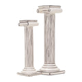 Rodeli Candleholders -Set 2 4.5"L x 4.5"W x 14"H