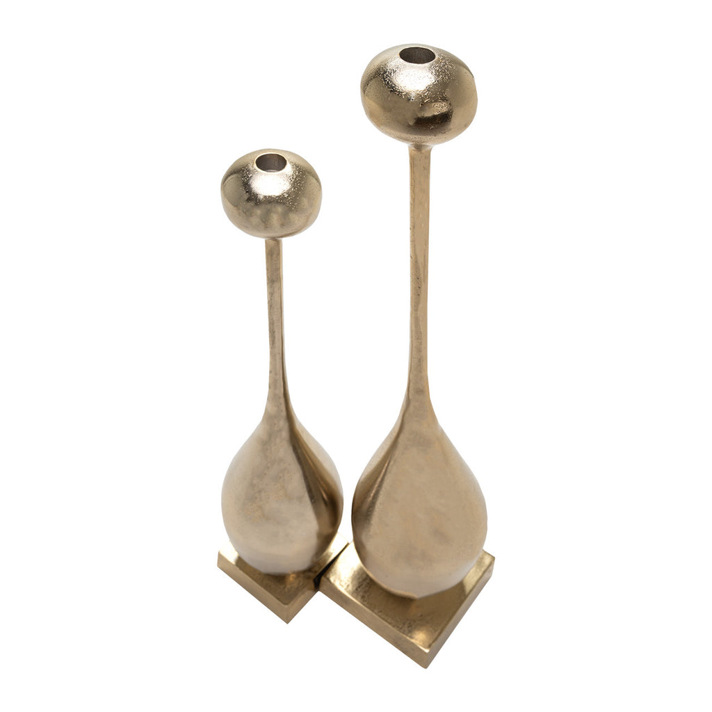 Prelix Candleholders -Set 2 6"L x 6"W x 28"H