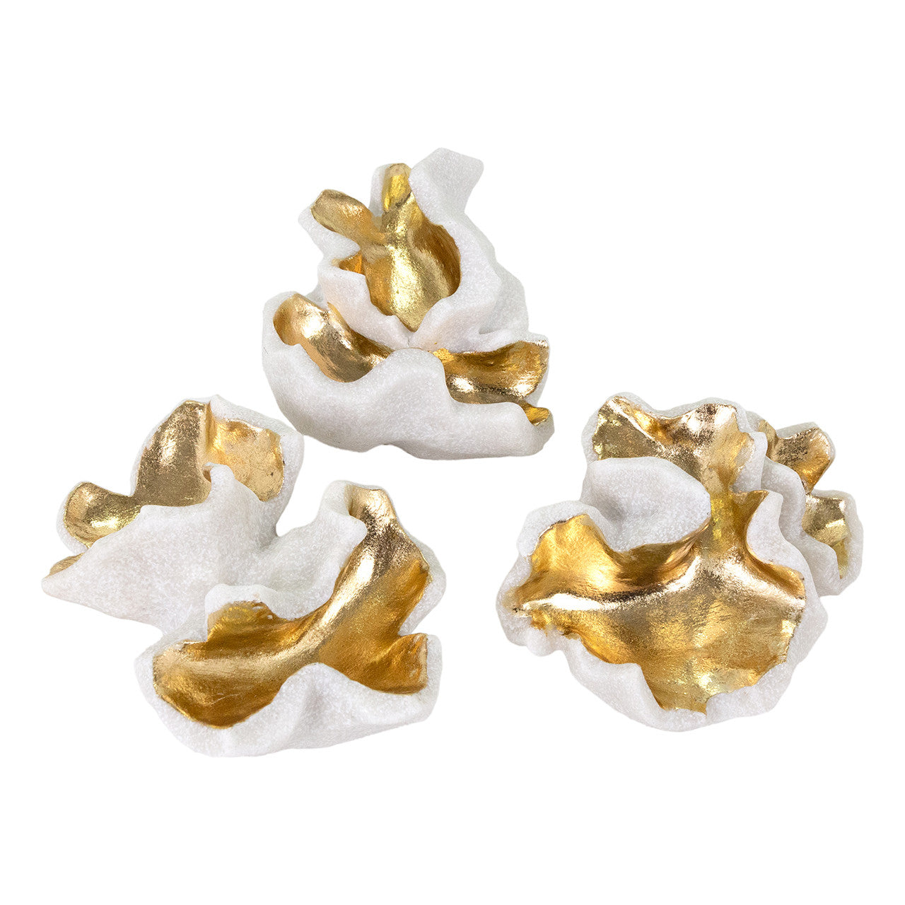 Popcorn Sculptures -Set 3 7"L x 5"W x 3.5"H