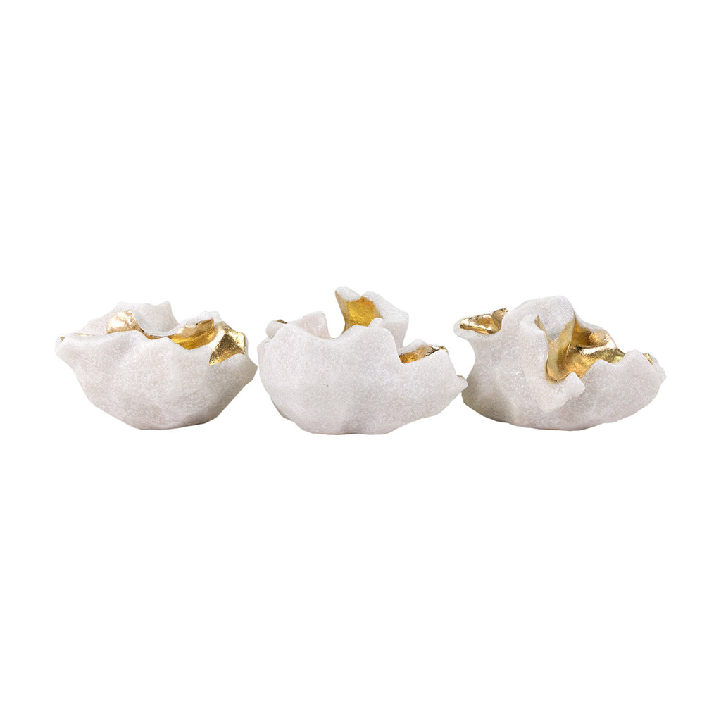 Popcorn Sculptures -Set 3 7"L x 5"W x 3.5"H