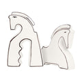 Holten Sculptures -Set 2 10"L x 2.5"W x 15"H