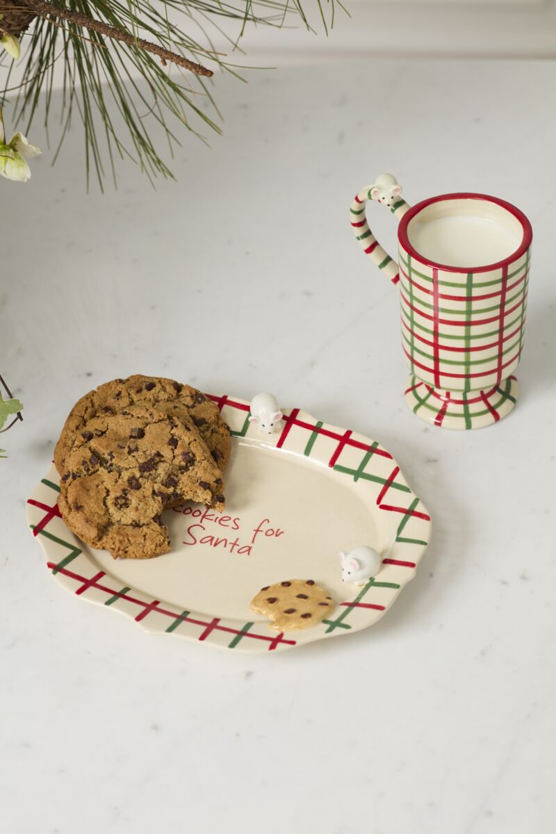 Cookies for Santa Platter 10"x 8.25"x 1.5"
