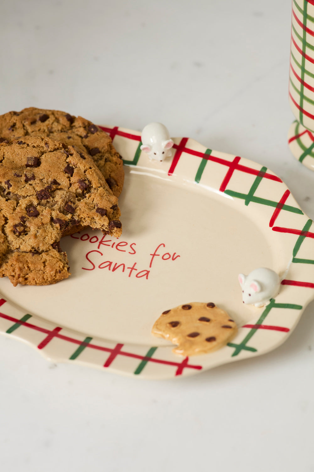 Cookies for Santa Platter 10"x 8.25"x 1.5"
