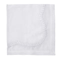 Fern Path Embroidered Napkin White (Set of 4)