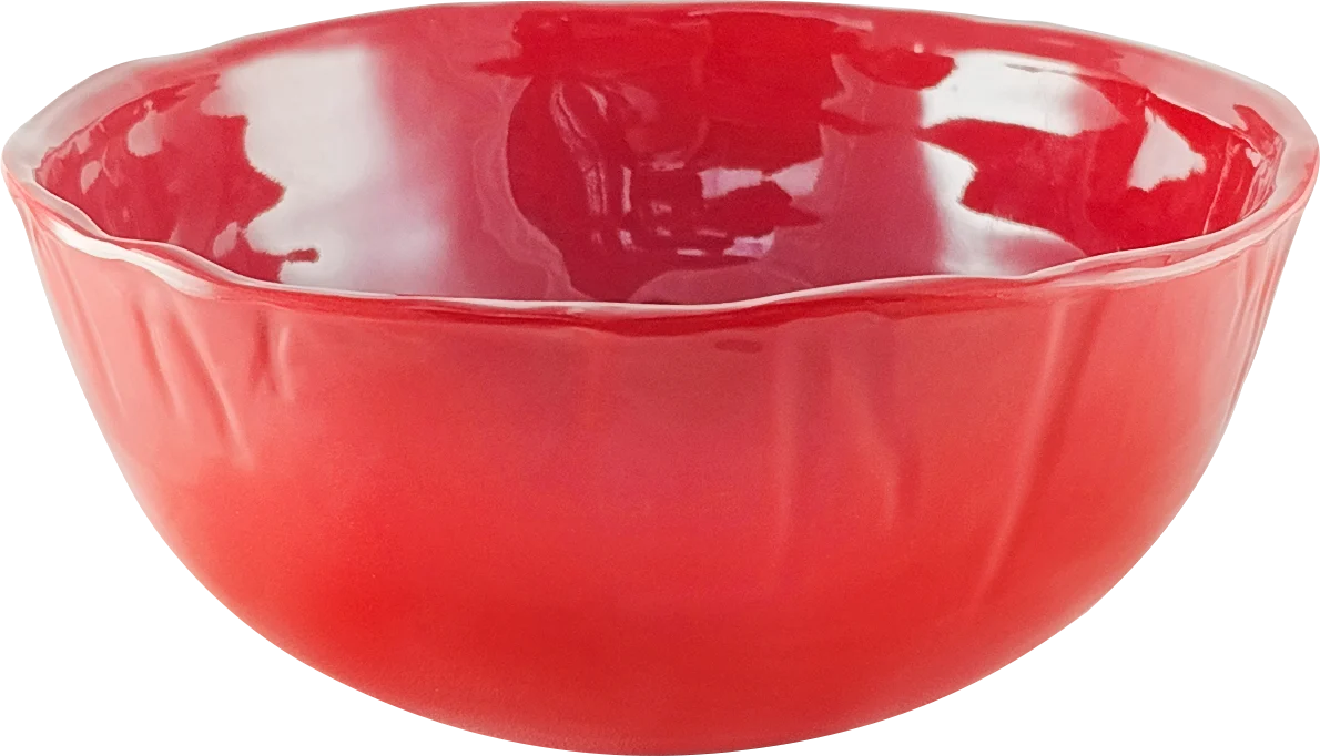 6.8" Soup/Serving Bowl Solid Red