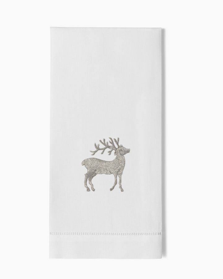 Reindeer Silver Towel