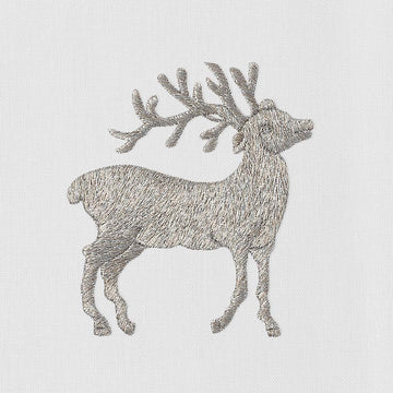 Reindeer Silver Towel