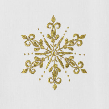 Snowflake Gold Towel
