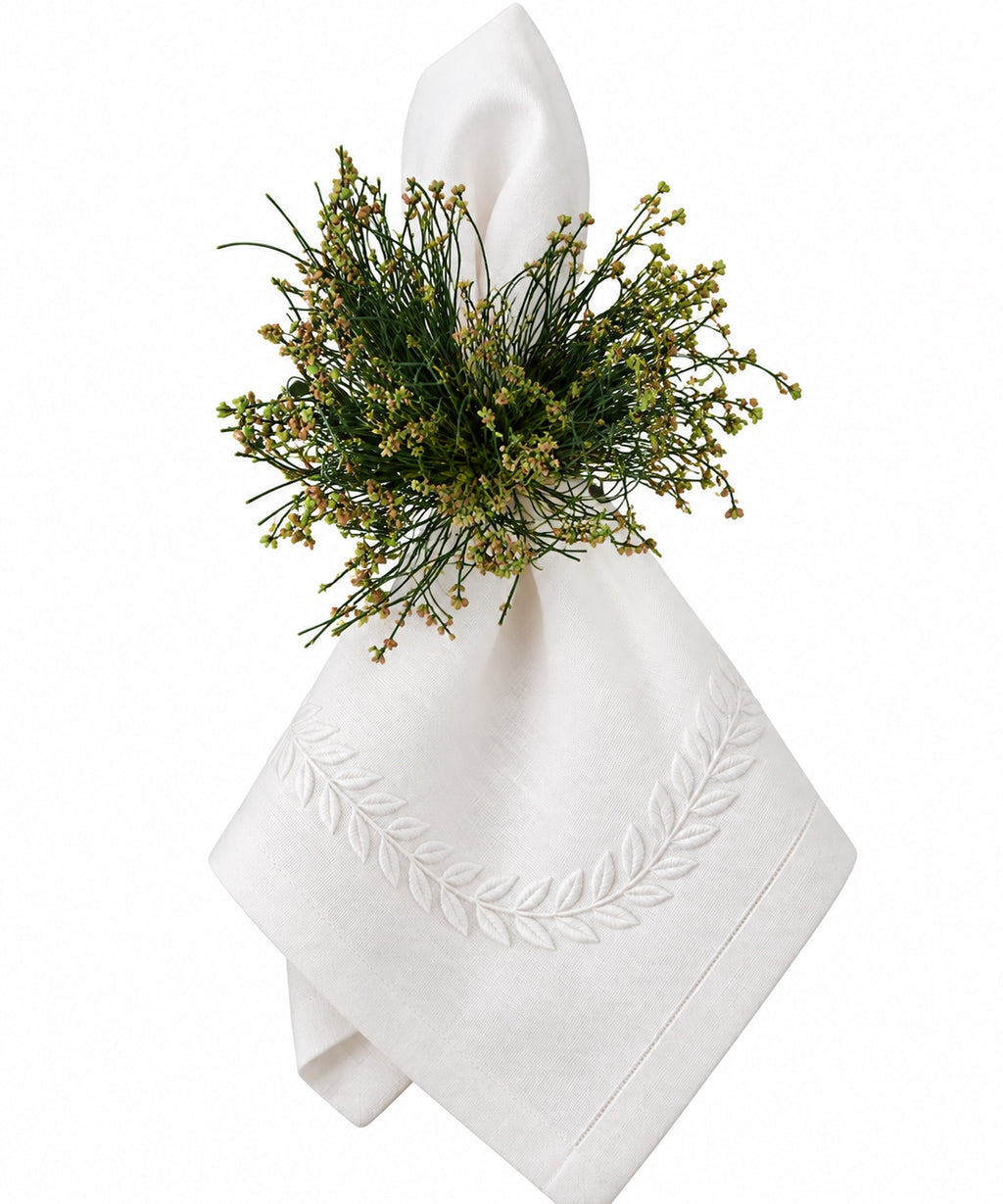 Cypress Bloom Napkin Ring (Set of 4)