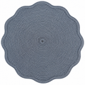 Teal Blue Tone Round Placemats (Set of 4)