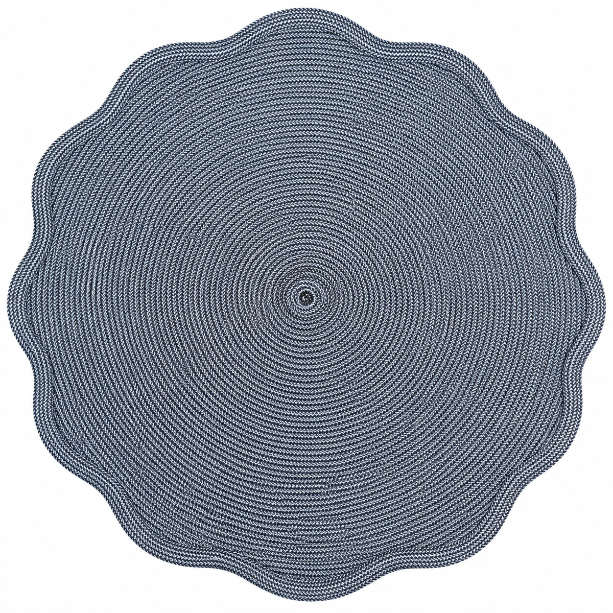 Teal Blue Tone Round Placemats (Set of 4)
