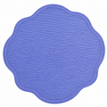 Periwinkle Blue Tone Round Placemats (Set of 4)