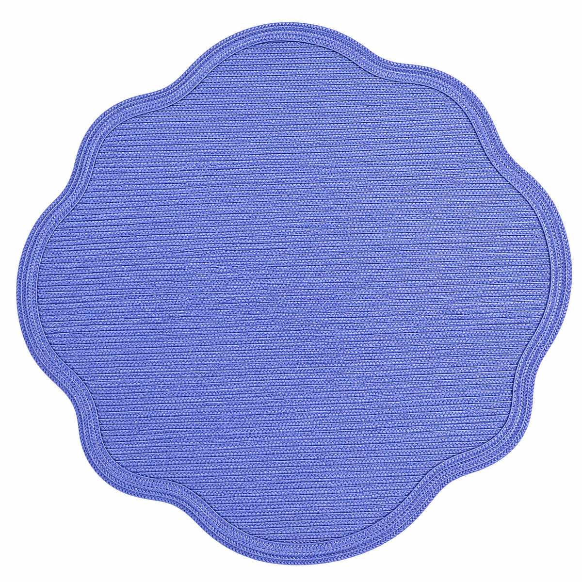 Periwinkle Blue Tone Round Placemats (Set of 4)
