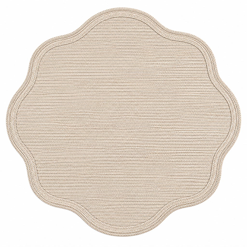 Neutral & Natural Tone Round Placemats