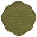 Green Tone Round Placemats