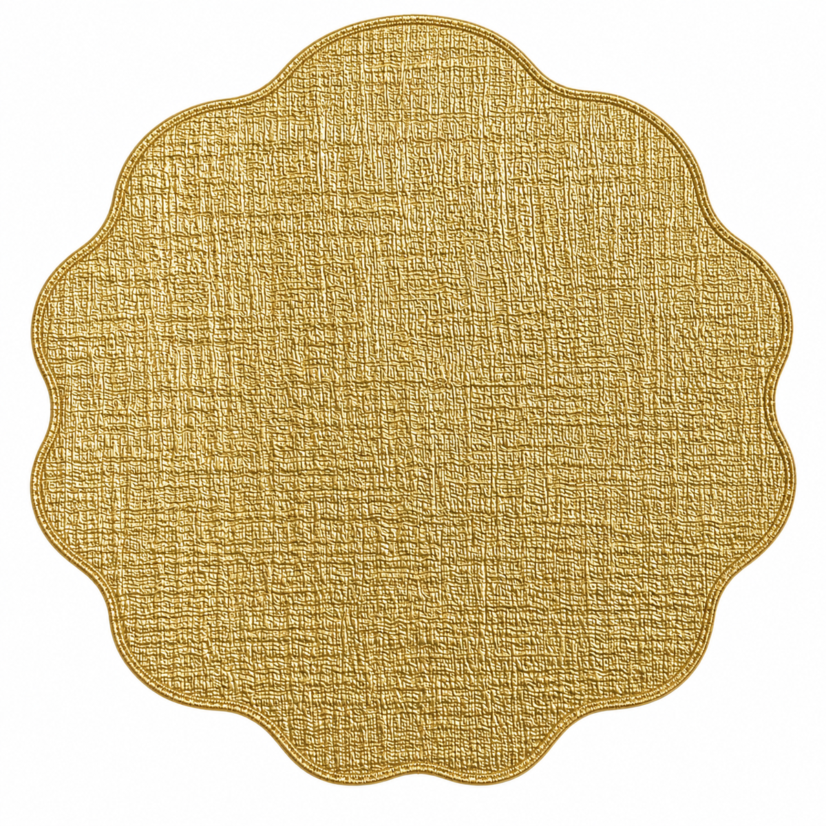 Victoria Oval Scallop Placemat - 20"x16"