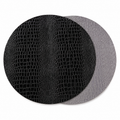 VIDA Croc Reversible 16" Round Placemats Set of 4 (Black and Grey)