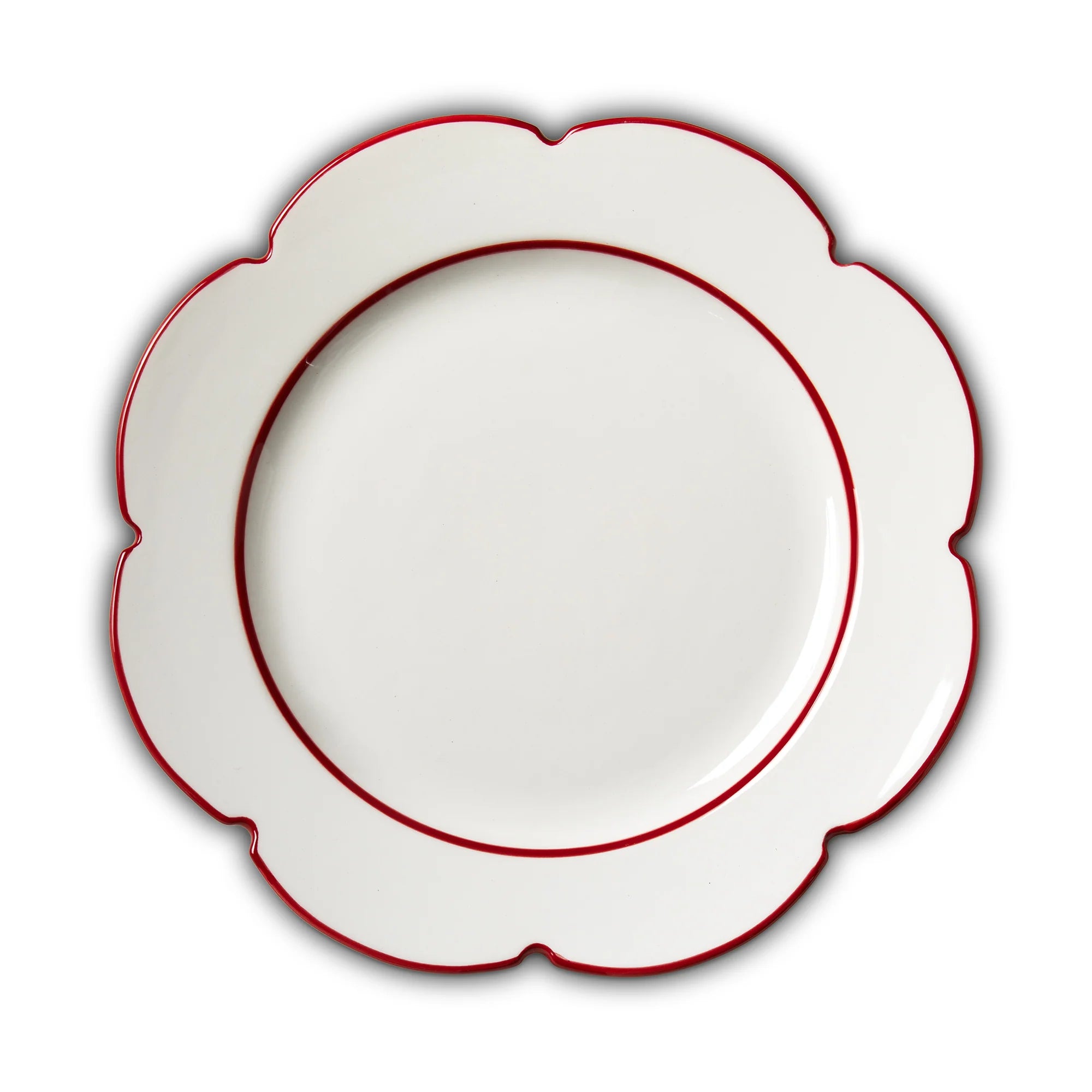 4 Festive Scallop Dinner Plate