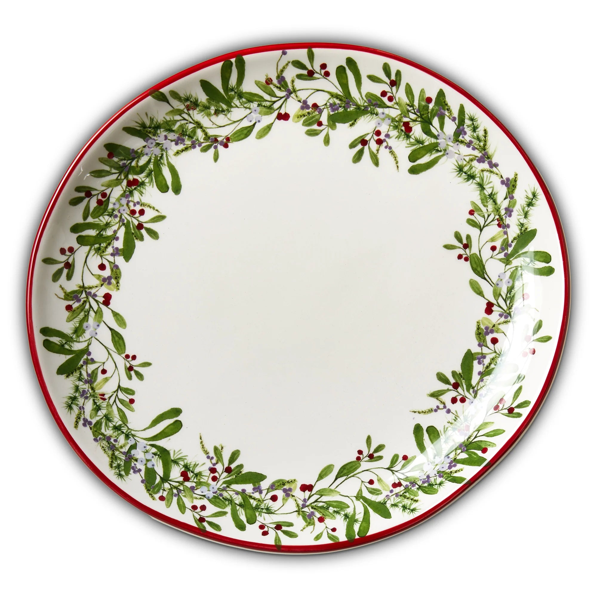 4 Winter Berries Dinner Plate 10.5" x 10.5" x 0.98"