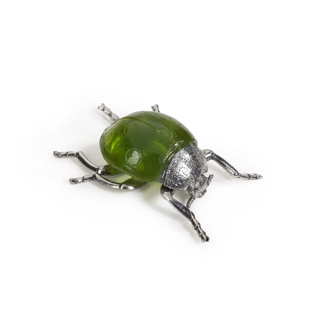 Decorative Green Ladybug