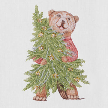Bear Tree Hug Towel