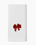 Holiday Red Bow Towel