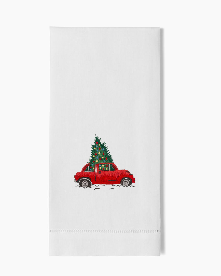Christmas Tree Car Towel