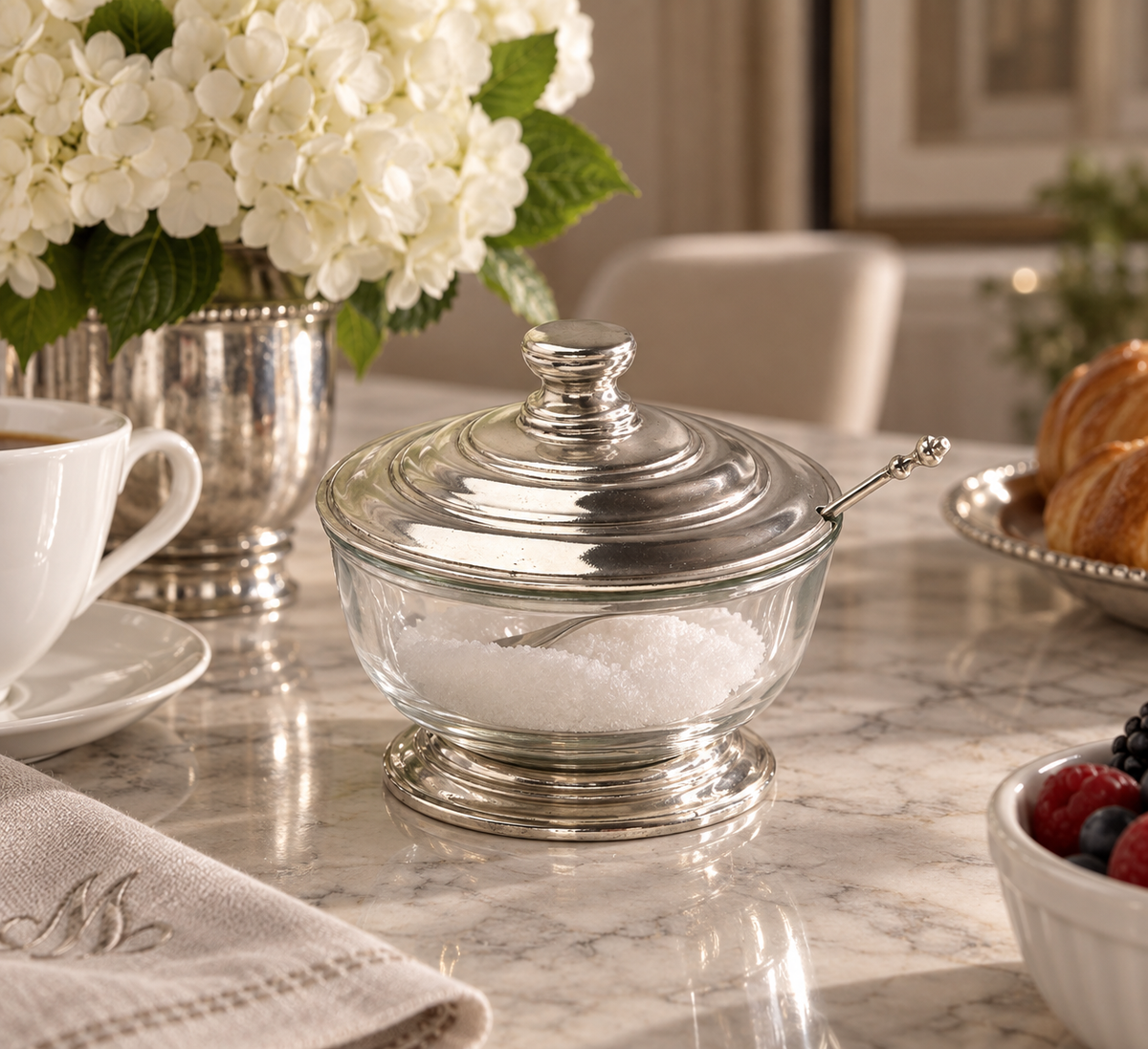 James Condiment Jar with Spoon