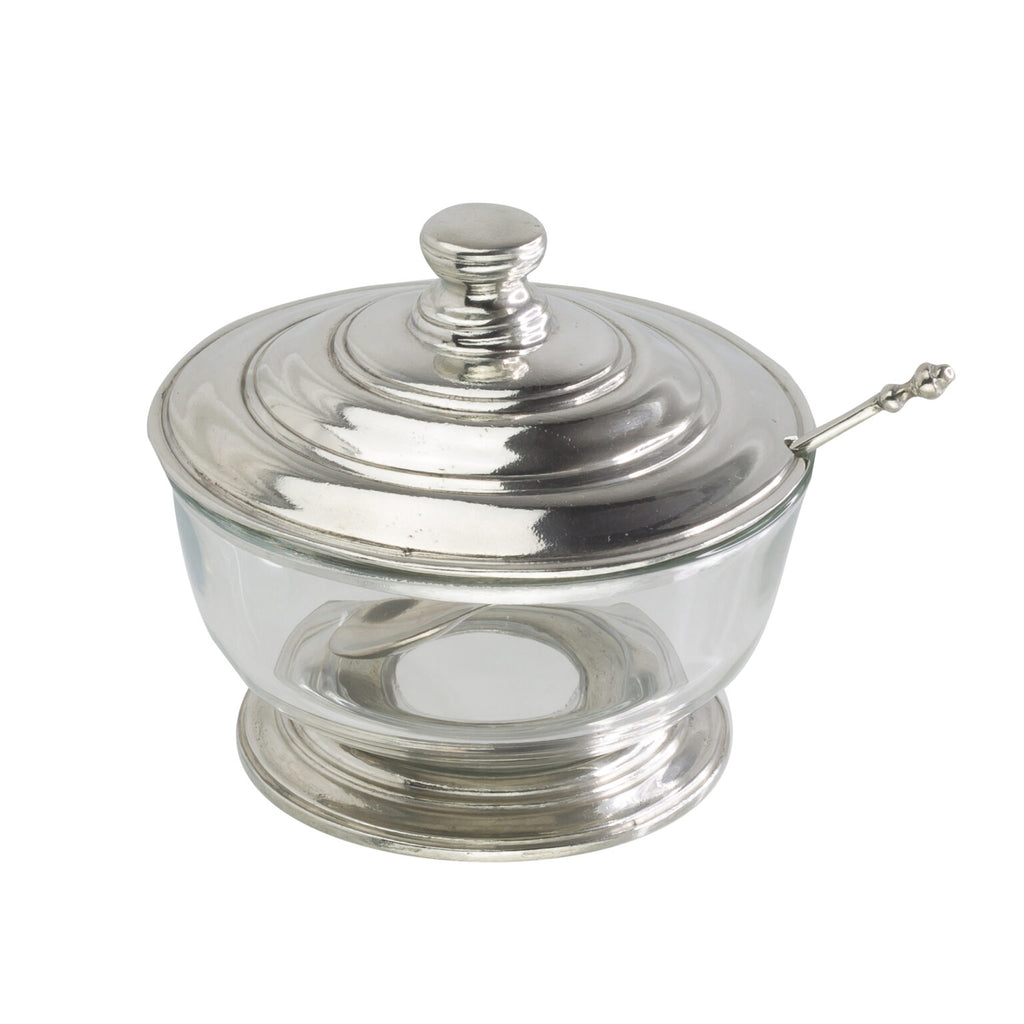 James Condiment Jar with Spoon