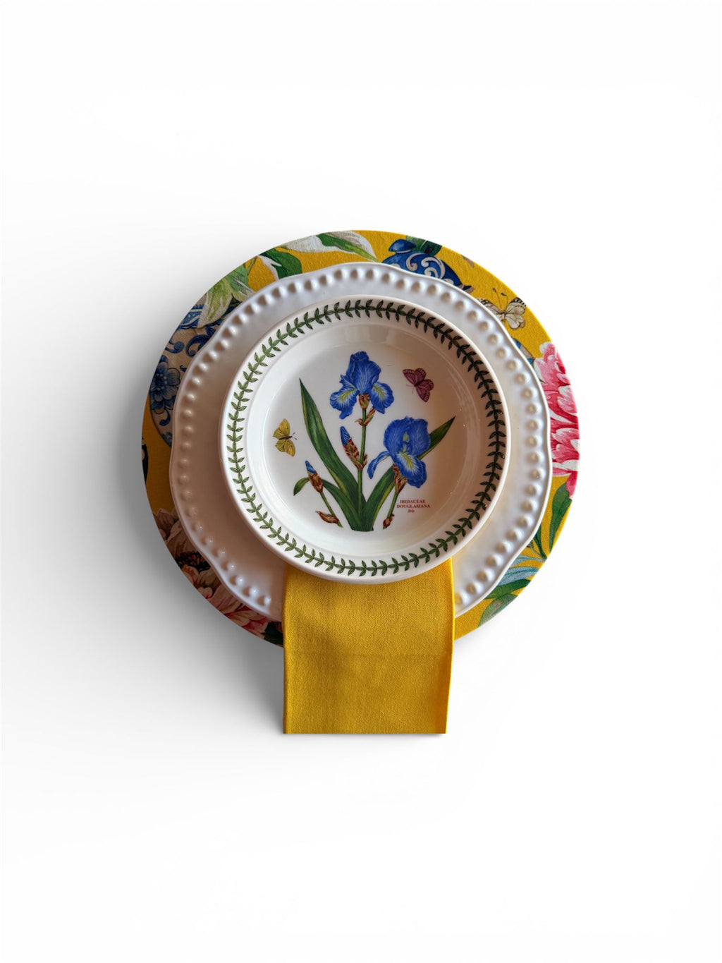 YELLOW CHINOISERIE Placemat Set of 4