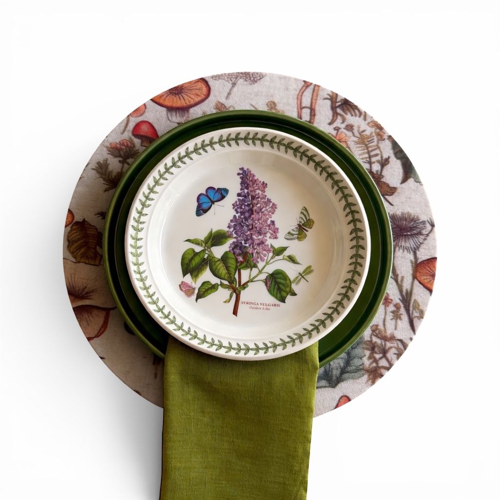 WHIMSICAL MUSHROOMS Placemats Set of 4
