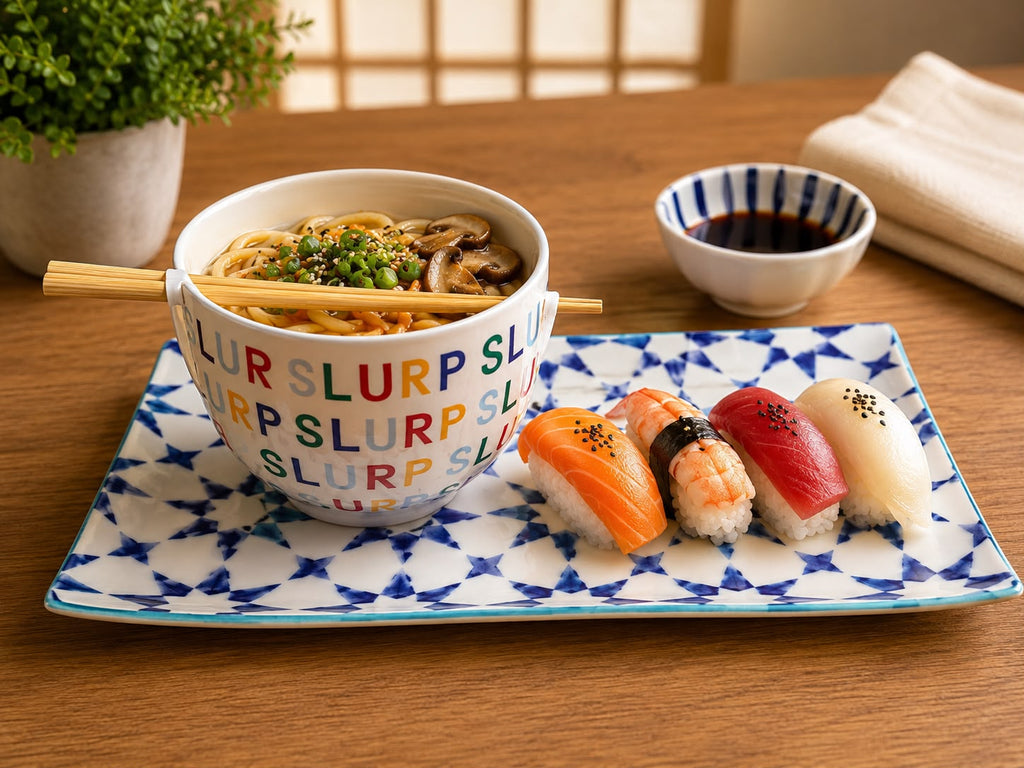 Slurp Noodle Bowl Set Of 2 5" x 5" x 3.9"