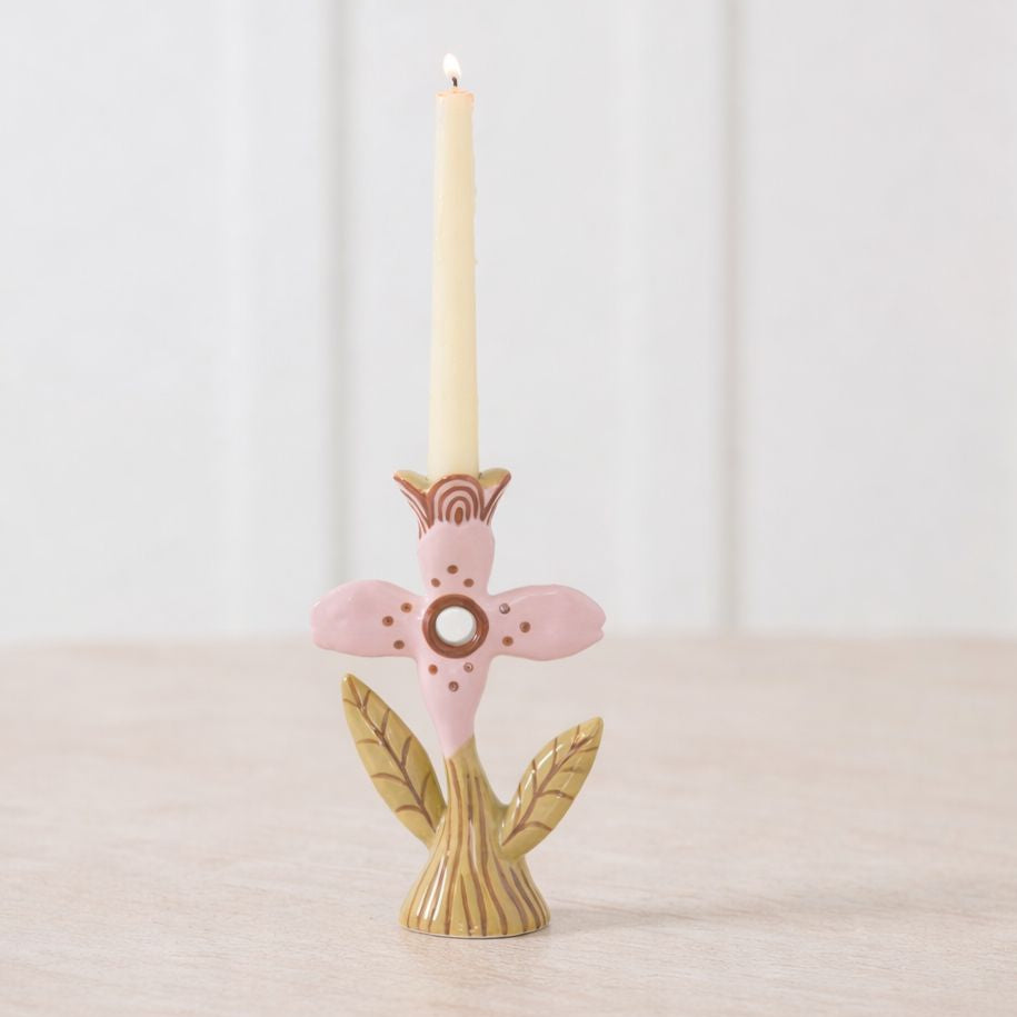 Soft Petal Candleholder - Limited Edition 5.5" x 2.5" 8"