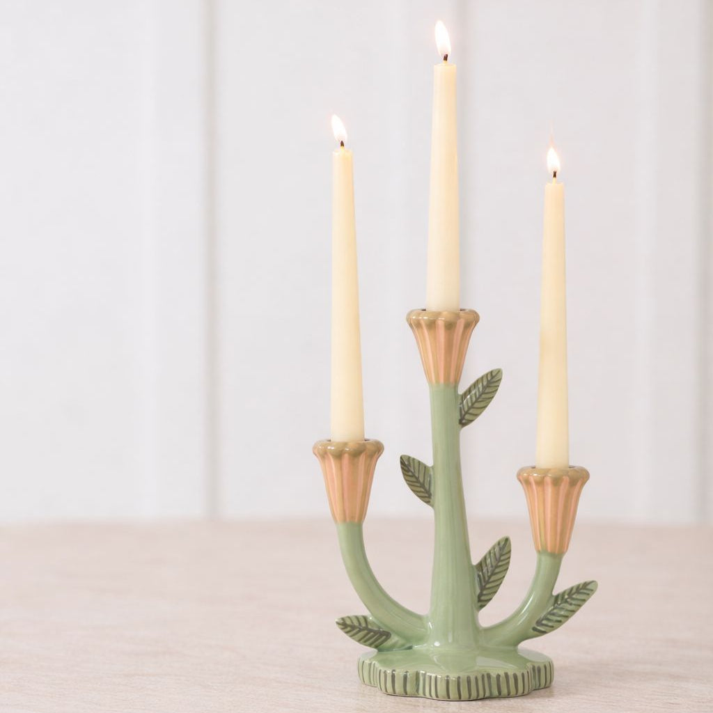 Soft Petal Candleholder 7.5" x 4" x 9.75"