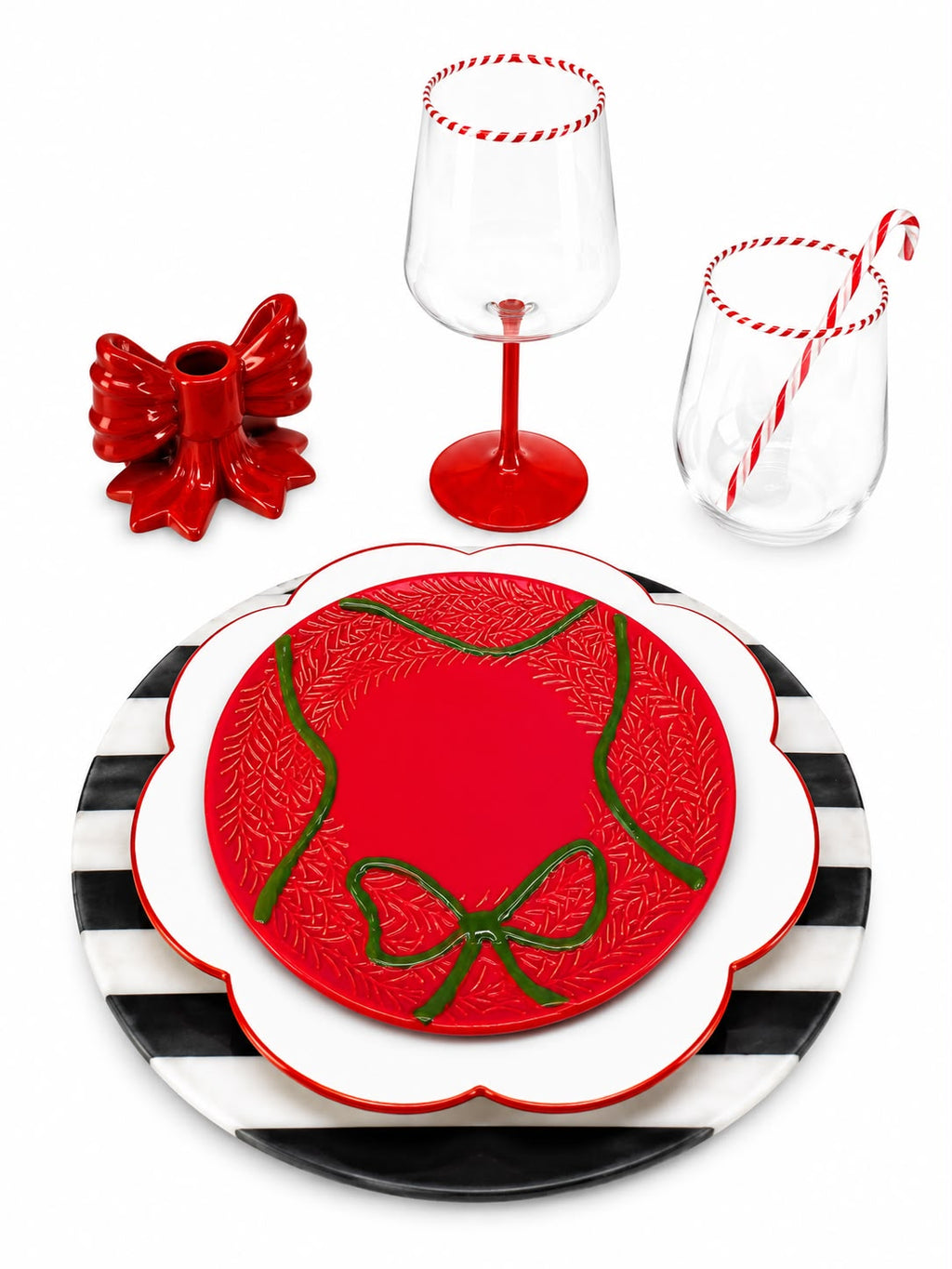 Christmastime Appetizer Plate Assortment Of 2