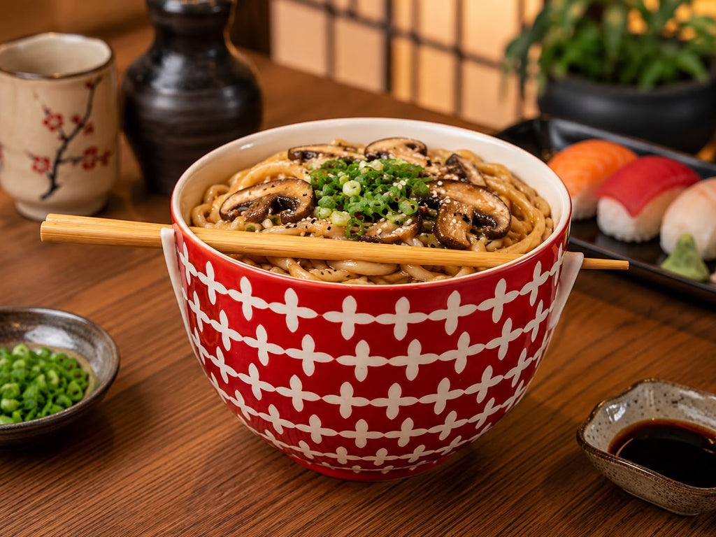Yuki Noodle Bowl Set Of 2 5" x 5" x 3.9"