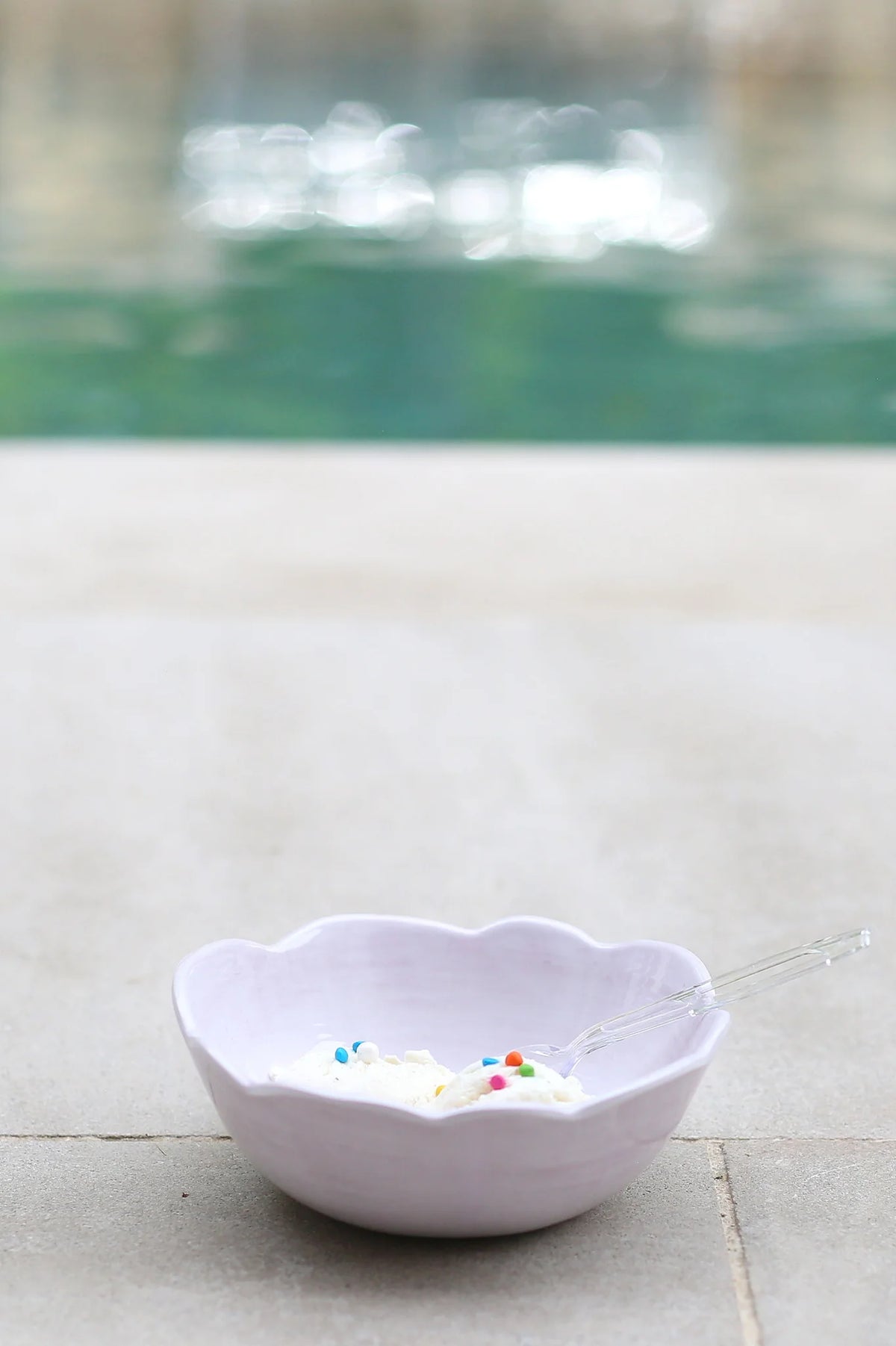 Scallop Soup/Cereal Bowl White (Set of 4)