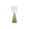 Veneto Glassware - Green - White Wine Glass - Set of 4
