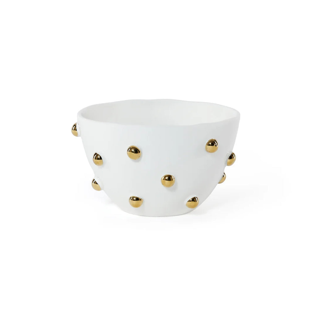 Celestial Gold Porcelain Bowl - 6.5 in x 4 in
