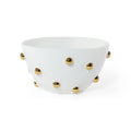 Celestial Gold Porcelain Bowl - 8.5 in x 4.75 in